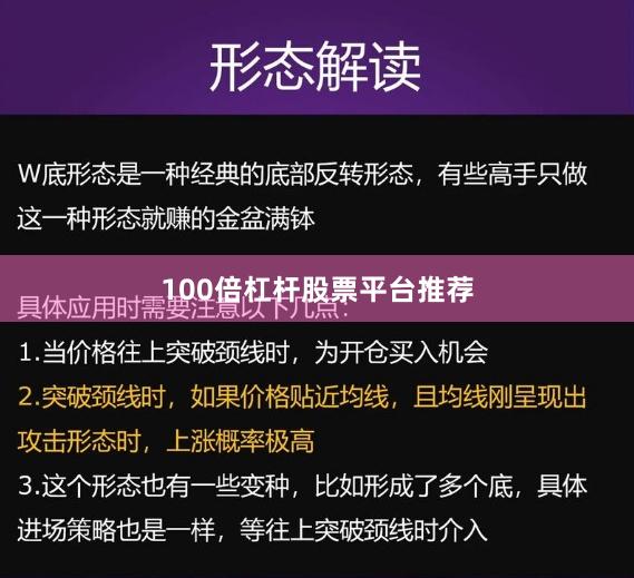 100倍杠杆股票平台推荐